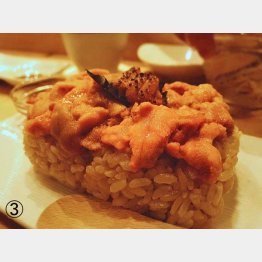 ウニ・オン・ザ・ウニ！（提供写真）