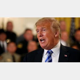トランプ米大統領（C)ロイター＝共同