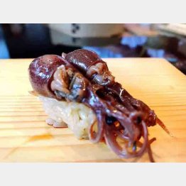 ホタルイカの握り（Ｃ）日刊ゲンダイ