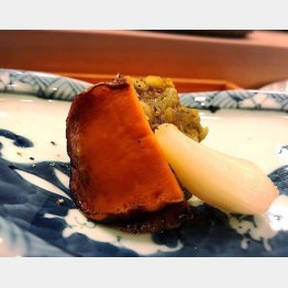 トコブシの肝のリゾット（提供写真）