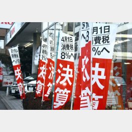 駆け込み需要の反動も怖い（Ｃ）日刊ゲンダイ