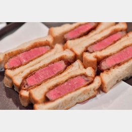 シャトーブリアンのビーフカツサンド「ブリカツ」／（提供写真）