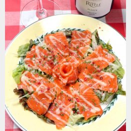 合う酒＝白ワイン（シルヴァネール）（Ｃ）日刊ゲンダイ