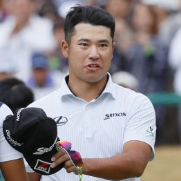 今季初出場の日本ツアーではファンの期待に応えられなかった松山（Ｃ）共同通信社