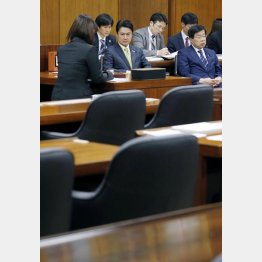 野党欠席で審議はストップ（１６日の衆院法務委）／（Ｃ）共同通信社