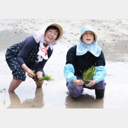 田畑も持ってけ！（Ｃ）共同通信社