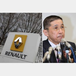 ルノーはどう出るか（右は西川社長）／（Ｃ）ロイター＝共同