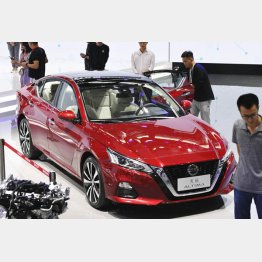 広州国際モーターショーで日産が公開した中国仕様の「アルティマ」／（Ｃ）共同通信社