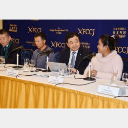 苛酷な状況を訴えた（Ｃ）日刊ゲンダイ