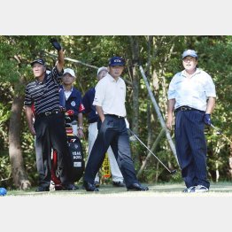 AONには“目力”があった（2005年日本オープンゴルフ選手権）／（Ｃ）日刊ゲンダイ