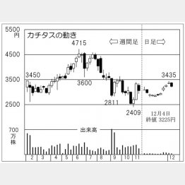 カチタス（Ｃ）日刊ゲンダイ