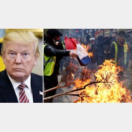 退陣まで続く？（左はトランプ米大統領・ゲッティ＝共同）／（Ｃ）ロイター