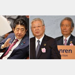 原発輸出を決定した中西経団連会長（中央）はアベ友のひとり（Ｃ）日刊ゲンダイ