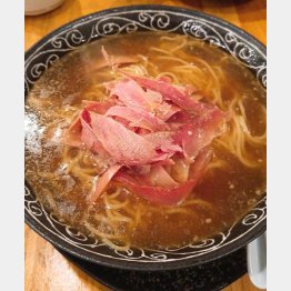 かつおラーメン（提供写真）