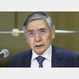 黒田日銀総裁（Ｃ）共同通信社