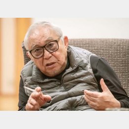 脚本家の倉本聰氏（写真・大西裕之）