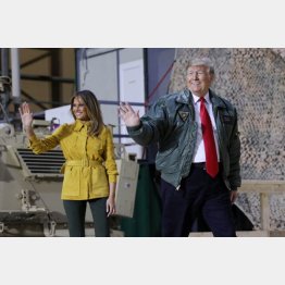 不仲は深刻？（Ｃ）ロイター