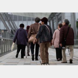 日本の老人人口はまもなく人口の30％に到達する（Ｃ）日刊ゲンダイ