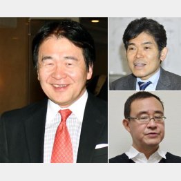 利権のあるところにこの人の影（右は、上から東大大学院の柳川範之教授、慶応大大学院の竹森俊平教授）／（Ｃ）共同通信社