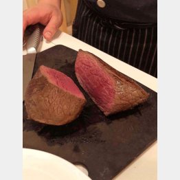 牛肉本来の噛み応え（提供写真）