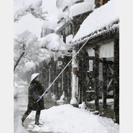 魚沼市は豪雪地帯としても有名（Ｃ）共同通信社