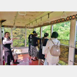 名物ガイドさんに当たった（日本平ロープウェイ）／（提供写真）