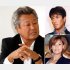 梅宮辰夫、右は上から羽賀研二、娘のアンナ（Ｃ）日刊ゲンダイ