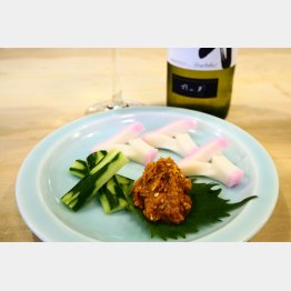 合う酒＝白ワイン（Ｃ）日刊ゲンダイ