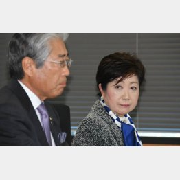 共にひと安心（左は竹田JOC会長）／（Ｃ）日刊ゲンダイ