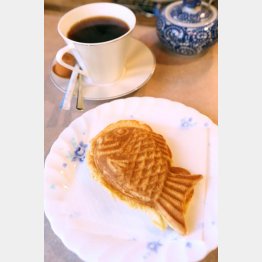 名物メニューのたい焼き（Ｃ）日刊ゲンダイ