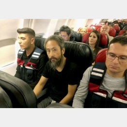 ２０１８年１０月、解放直後（Ｃ）ロイター＝共同