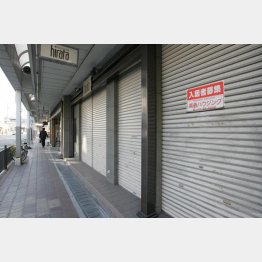 地方の商店街は閑散（Ｃ）日刊ゲンダイ