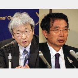 大鶴氏（左）と弘中氏（Ｃ）日刊ゲンダイ
