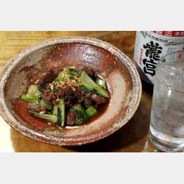 イノシシとチンゲン菜のエスニック炒め（Ｃ）日刊ゲンダイ