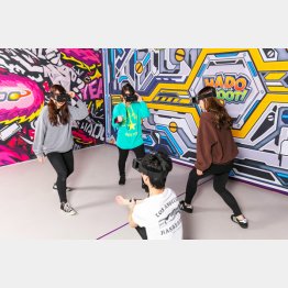 ＶＲゲームで楽しめる「ＶＲＥＸ」（提供写真）