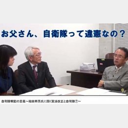 ネタ元とされる織田氏（右）／（KAIKENチャンネルから）