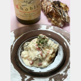 合う酒＝シャブリ（Ｃ）日刊ゲンダイ