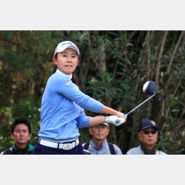 ＱＴ３位資格で前半戦は出場する前田陽子（Ｃ）日刊ゲンダイ