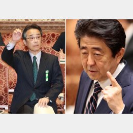 総理秘書官は総理と一体（中江元哉氏＝左）／（Ｃ）日刊ゲンダイ