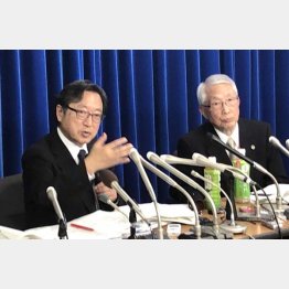 1月と同じ調子（樋口委員長＝左）（Ｃ）日刊ゲンダイ