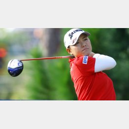 覚悟を決めた横峯さくら（Ｃ）共同通信社