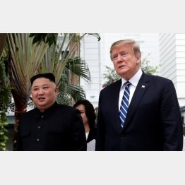 したたか金正恩（Ｃ）ロイター