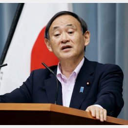 菅官房長官（Ｃ）共同通信社