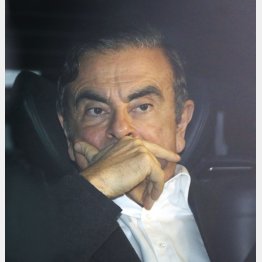 保釈後のゴーン前会長（Ｃ）共同通信社