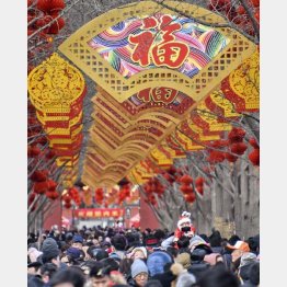 季節の影響と言うけれど…（Ｃ）新華社／共同通信イメージズ