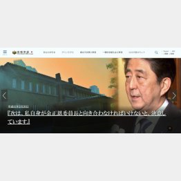 （首相官邸のＨＰから）