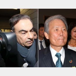 突然、名前が挙がった榊原氏（右）とかつての議長だったゴーン氏（Ｃ）日刊ゲンダイ