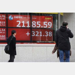 値動きは気になる…（Ｃ）日刊ゲンダイ