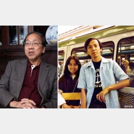 明治大学教授の瀬木比呂志さん（右は米留学中に）／（Ｃ）日刊ゲンダイ