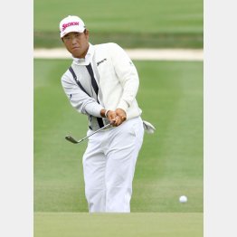 ポイントランキング３１位に浮上した松山（Ｃ）共同通信社